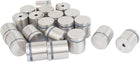 Frameless Glass 25mm x 25mm Stainless Steel Standoff Pins Clamp 20pcs