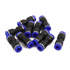 10Pcs 6mm Dia 2 Way Straight Tube Hose Pneumatic Air Fitting Push in Connector