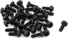 M2 x 5mm Plastic Phillips Pan Head Machine Screws Black 50 PCS