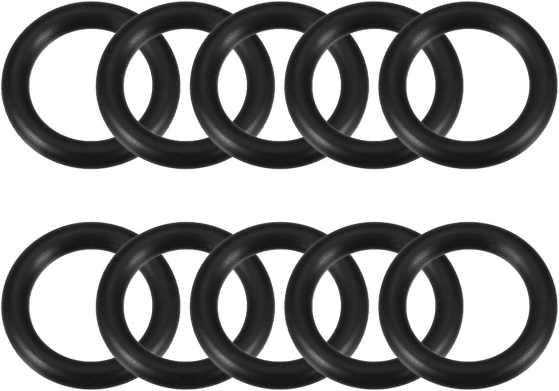 Nitrile Rubber O-Rings 22mm OD 15mm ID 3.5mm Width, Metric Nitrile Rubber Sealing Gasket, Pack of 10