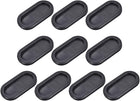 Wire Protector Oil Resistant Armature Oval Rubber Grommets 30x70mm Mounting Dia 10Pcs