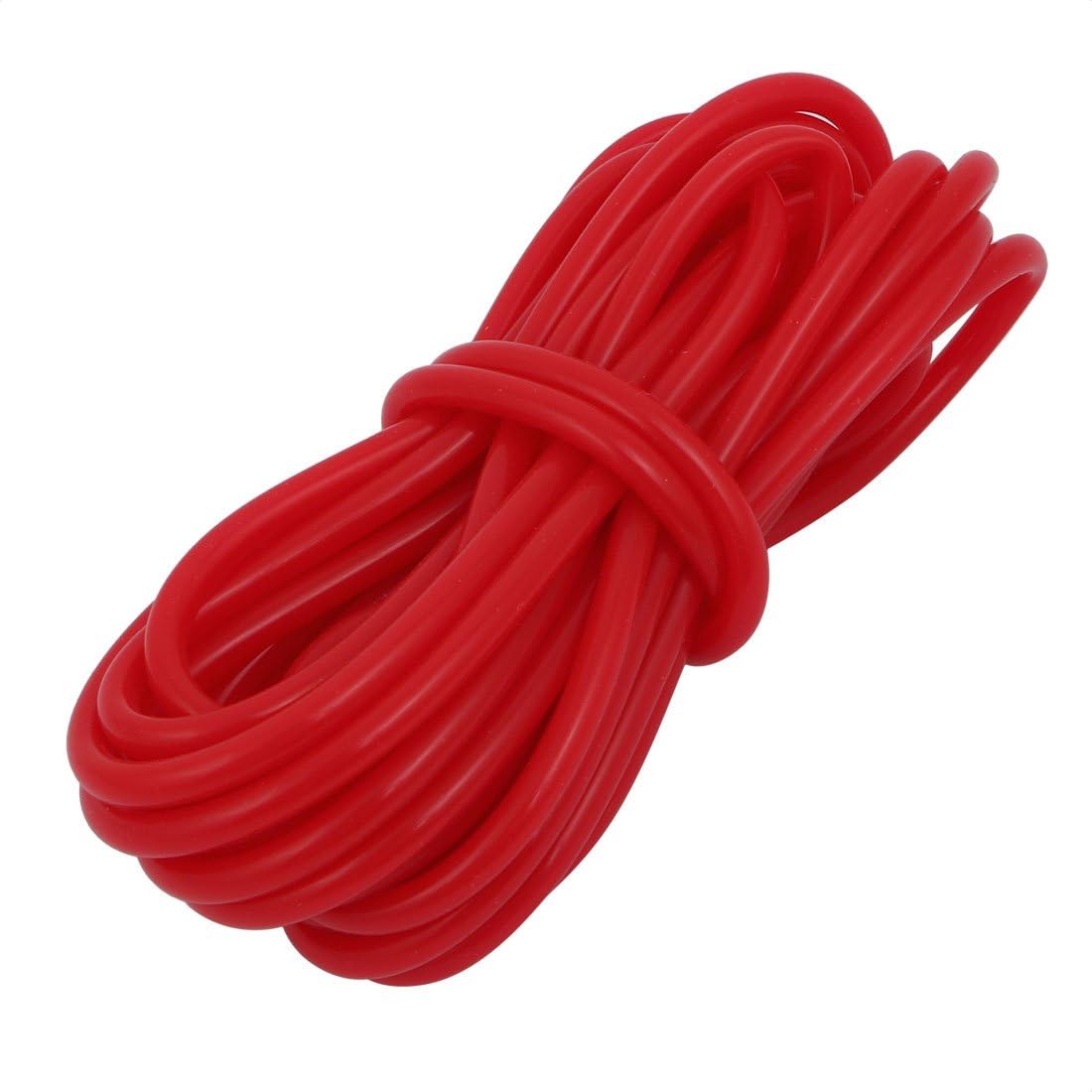 3mm x 5mm High Temp Resistant Silicone Rubber Tube Hose Pipe Red 5 Meters Long