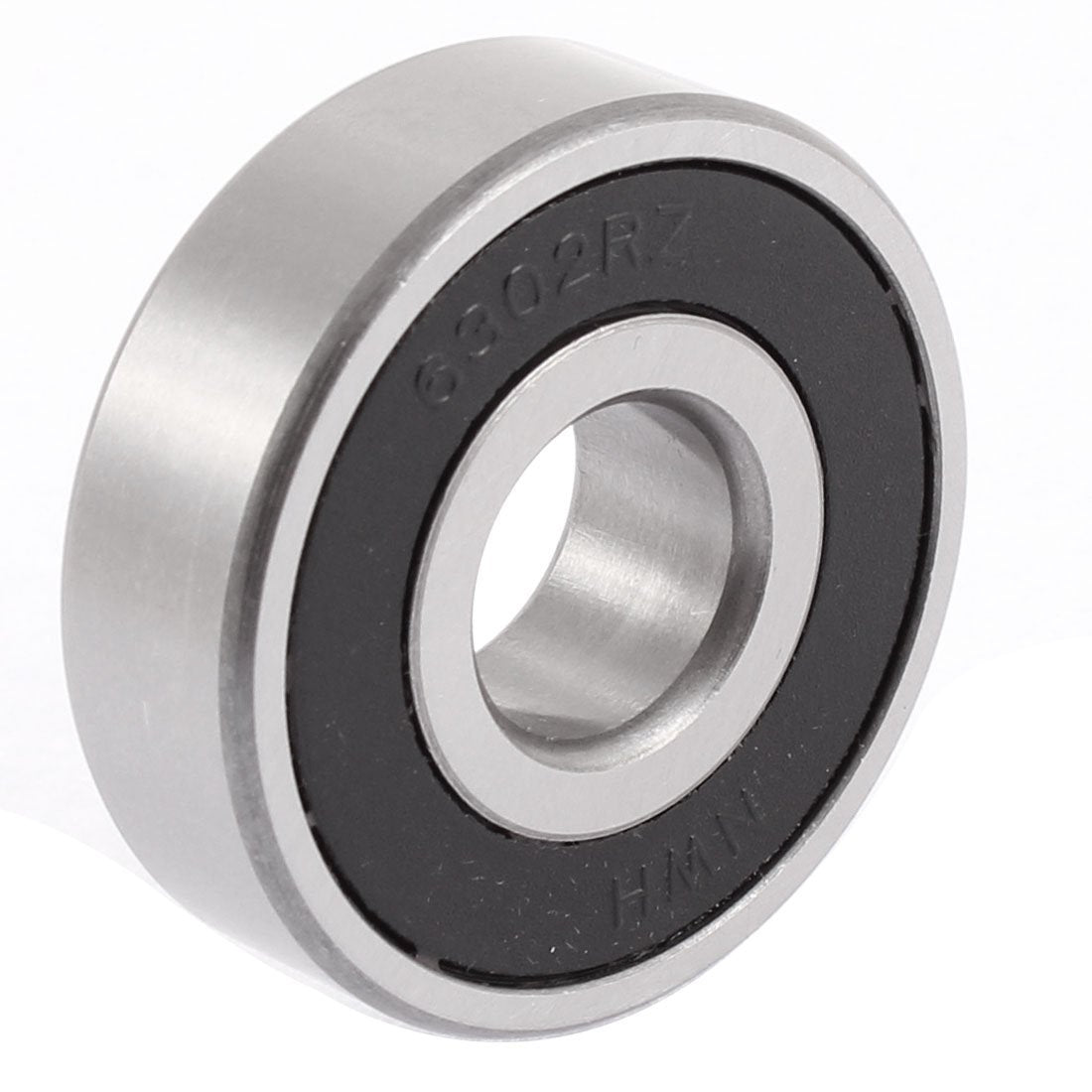 6302RZ 42mm x 15mm x 13mm Rubber Sealed Deep Groove Ball Bearing