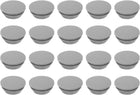20Pcs Snug Plugs, Rubber Hole Plugs Round Soft Flexible Stopper Fit 16mm (0.63 Inch) Hole Dia., Waterproof Silicone Plug for Round Holes Sealing Kitchen Furniture, Gray