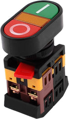 Yellow Light Indicator Lamp 1NO 1NC I/O Momentary Push Button Switch 600V 10A