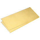 Brass Sheet, 2Pcs 4" x 2" x 0.02" H62 Metal Sheets Plates for Crafts, Electrical Repairs, Industry