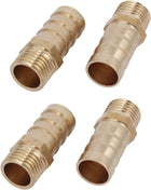 1/4BSP Male Thread 12mm Hose Barb Tubing Fitting Coupler Connector Adapter 4pcs