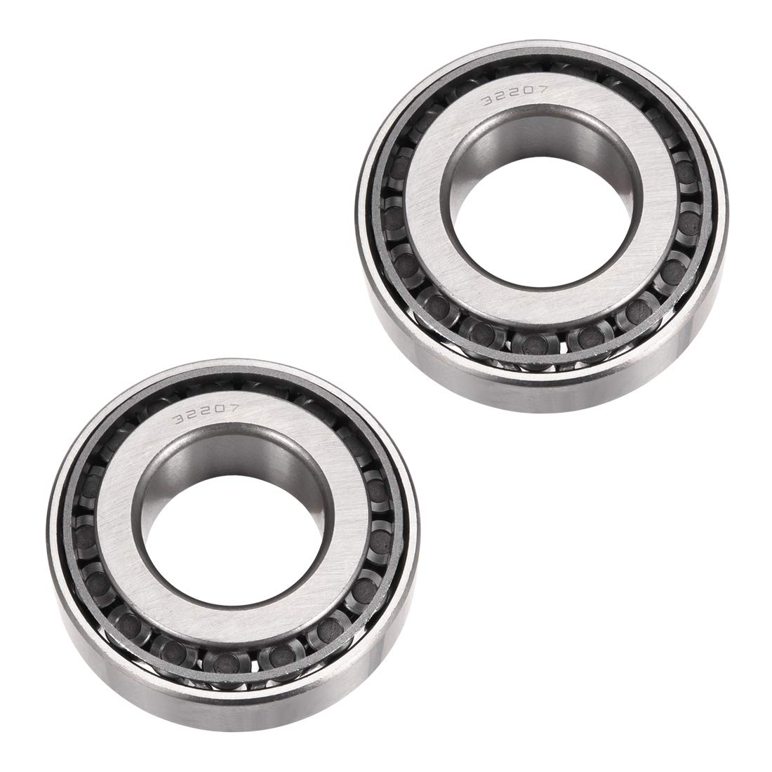 32207 Tapered Roller Bearing Cone and Cup Set, 35mm Bore 72mm OD 23mm Thickness 2pcs