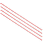 Acrylic Round Rod,1/4 Diameter 10 Inch Length,Straight Pink Line,Solid Plastic PMMA Bar Stick 4pcs