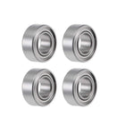 SMR105ZZ Deep Groove Ball Bearings 5mm x 10mm x 4mm Double Shielded Stainless Steel 4pcs