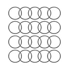Nitrile Rubber O-Rings 44mm OD 40mm ID 2mm Width, Metric Sealing Gasket, Pack of 20