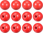 12Pcs mutkittu pallonpyörä, M8 na主义iruutu termoplastinen pallonpyörä 1.18'' Dia punainen pyöreä toimintapallokäsittimet upotettu mutkittu pyörä konekäsittimen työkalun korvaamiseksi