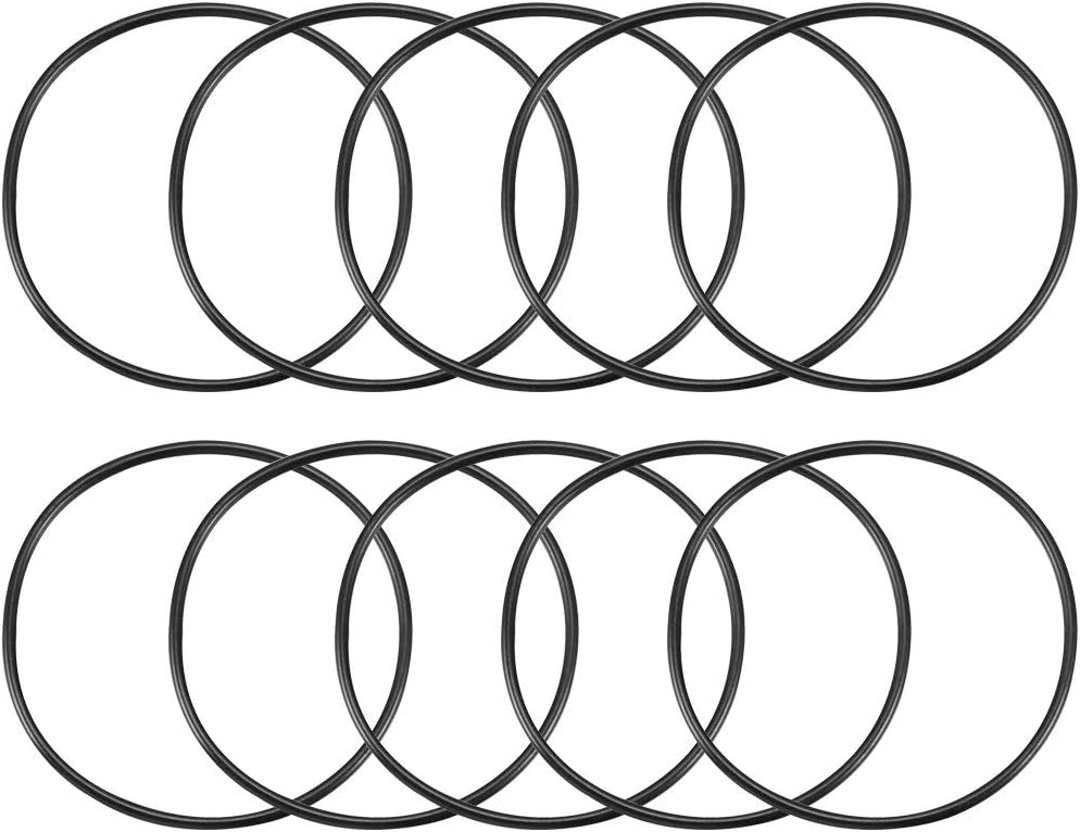 Nitrile Rubber O-Rings 68mm OD 63mm ID 2.5mm Width, Metric Sealing Gasket, Pack of 10
