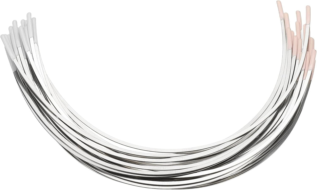 12 Pairs Stainless Steel Underwires for Bra, 10.2 Inch Underwires for Bras Replacement Bra Wires Repair Parts Sewing Supplies Regular Wire Size for D Cup Support, Silver
