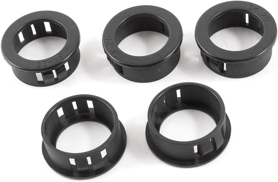 5 Pcs 25mm Panel Hole Cable Harness Protector Grommet Snap Bushing