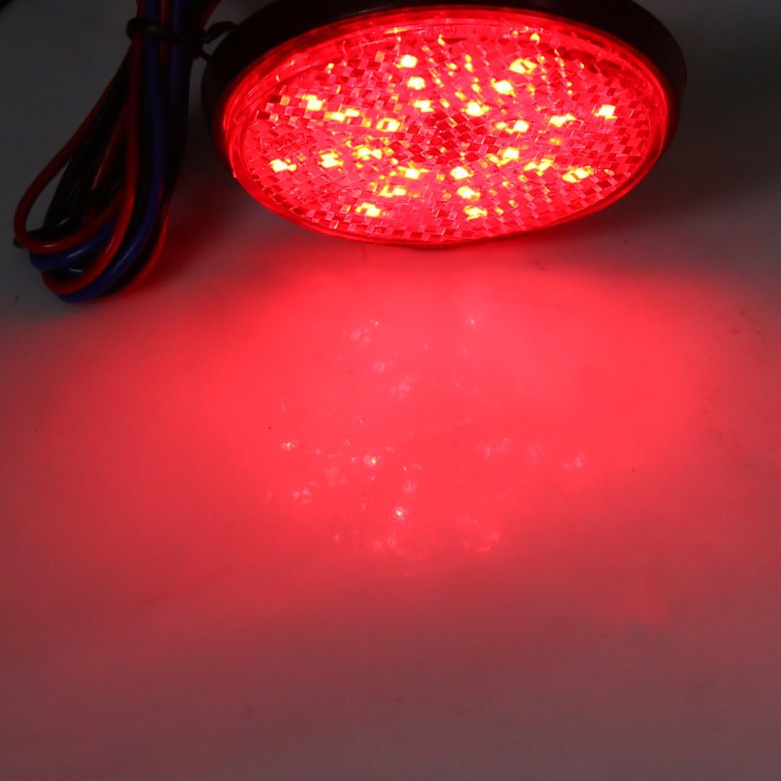 2stk Hvid LED Lys Runde Form Motorcykel Reflektor Baghjul Bremse Stoplampe