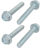 4Pcs 5/16-18 x 2 Inch Thread Carbon Steel Hex Serrated Head Flange Screw Bolt