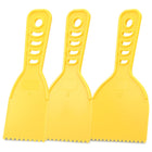 LinkMejor 3 Pcs Plastik Notcher Spade Sæt, Lim Spredere, 4", 3.1", 2.4"