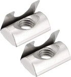 Roll in Spring M8 T Nuts,3030/4040 Series Universal with Spring Sheet Suitable for Aluminum Profile with 8mm Groove Depth, Pack of 15