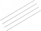 2 Pairs Knitting Needle Set, 2.0mm Diameter 9.84 Inches Length Stainless Steel Double Pointed Sweater Needles for Handmade Projects DIY Knitting