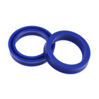 UN Radial Shaft Seal 18mm ID x 24mm OD x 5mm Width PU Oil Seal, Blue Pack of 2