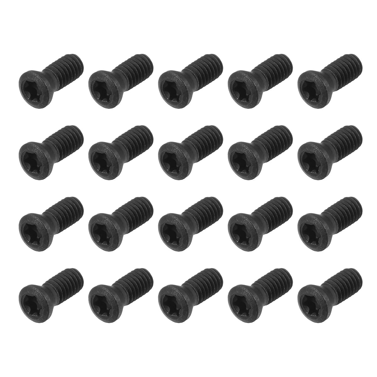 M4x10mm Torx Screws with Wrench for Replaces Carbide Insert CNC Lathe Tool 12.9 Grade Alloy Steel 20pcs