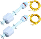 PP Float Switch for Water Pump Tank Liquid Water Level Sensor M10 100mm Length 16-inch Cable 2pcs
