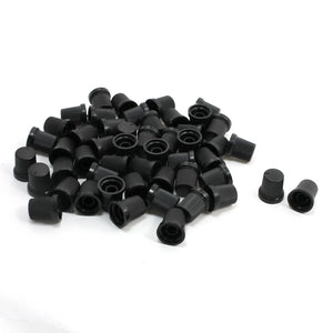 A13101800ux0468 50Pcs 13 mm Top Dia Black Mark Rotary Control Knobs Potentiometer