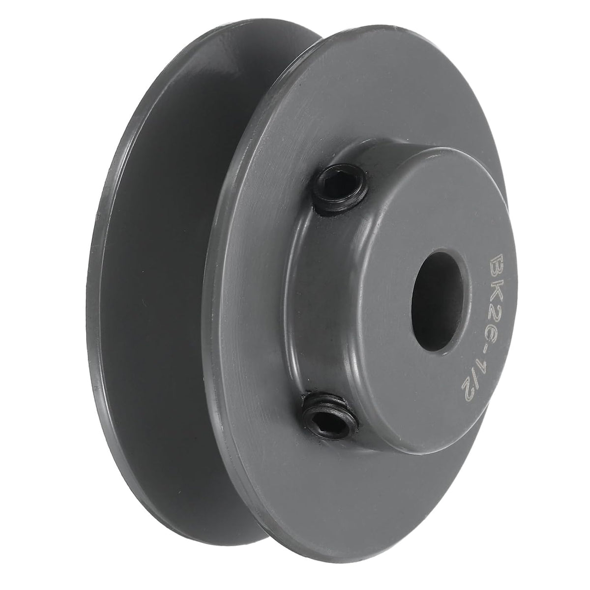 BK26-1/2 V-Belt Sheave 1/2"Bore x 2.75"OD Single Groove Web Sheave Bored-to-Size Sheave, Cast Iron, Belt Section for 3L or B Belt