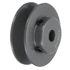 BK26-1/2 V-Belt Sheave 1/2"Bore x 2.75"OD Single Groove Web Sheave Bored-to-Size Sheave, Cast Iron, Belt Section for 3L or B Belt