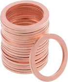20Pcs 20mm x 26mm x 1.5mm Copper Flat Washer for Screw Bolt