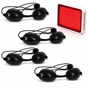 LinkMejor 4 Pack Occhiali di Sicurezza Trasparenti per Abbronzatura, Occhiali di Protezione Oculare Semi-Trasparenti per l'Uso delle Cabine Solari, Design Trasparente Permette una Visione Facile Durante l'Abbronzatura