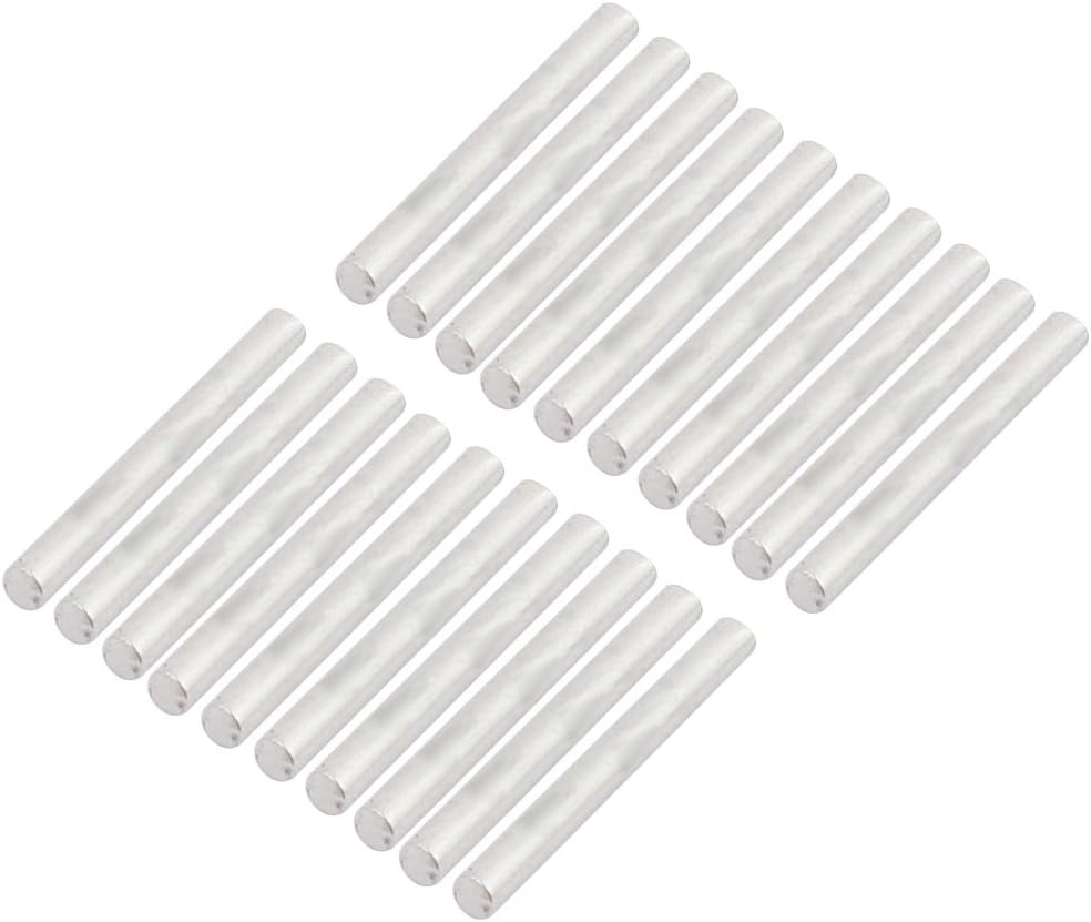 2mm Dia 18mm Length Steel Solid Round Shaft Rod Axles for RC Toy Car 20Pcs