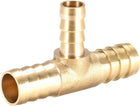 Tee Brass Barb Fitting Reducer 3 Way, Fit Hose ID 14mm x 10mm x 14mm