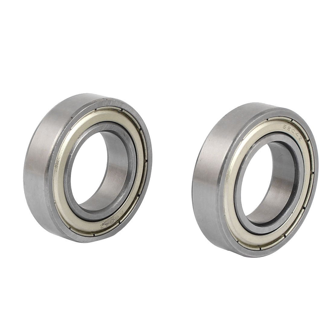 6904Z 20 x 37 x 9mm Metal Shielded Deep Groove Radial Ball Bearing 2pcs
