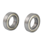 6904Z 20 x 37 x 9mm Metal Shielded Deep Groove Radial Ball Bearing 2pcs