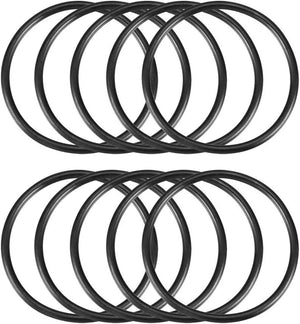 Nitrile Rubber O-Rings, 55mm OD 49mm ID 3mm Width, Metric Sealing Gasket, Pack of 10