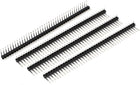 Right Angle 40-pin 2.54mm Single Row Male Pin Header Strip 4pcs