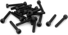M2.5x16mm 12.9 Alloy Steel Hex Socket Head Cap Screws Bolt Black 20pcs