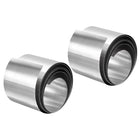 304 Stainless Steel Foil Roll，0.3mm x 50mm x 1M Polished Finish Metal Strip Plate Sheet for Crafts, Electronic Equipment, Silver Tone 2pcs