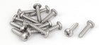 M5.5x25mm 316 Stainless Steel Phillips Pan Round Head Self Tapping Screws 15pcs