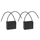 Ceiling Fan Capacitor CBB61 30uF 250V AC 2 Wires Metallized Polypropylene Film Capacitor 58x45x26mm for Electric Fan Pump Motor Generator 2Pcs