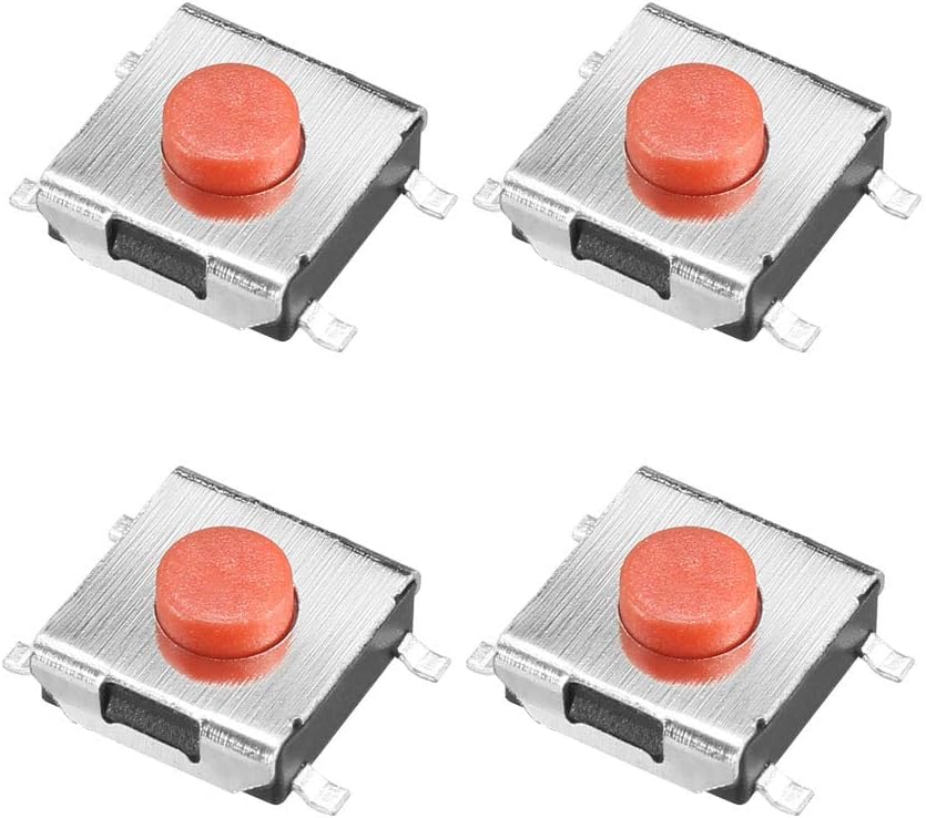 6x6x3.1mm Panel Mini/Micro/Small PCB Surface Mounted Devices SMT Momentary Tactile Tact Push Button Switch 100PCS
