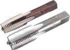 Metric Hand Tap M12 and M14 Thread 1.5 Pitch 4 Straight Flutes H2 Alloy Tool Steel 2Pair
