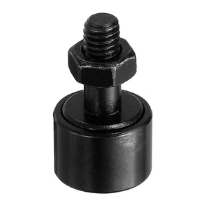 CF6 Cam Follower KR16 Needle Roller Bearing, Chrome Steel Track Runner Bearings, 19mm Roller Dia M6x1mm Male Thread Stud Type Black Oxide for Machine Tool Guide Rail
