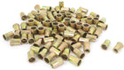 100 Pcs 14mm Long Flat Head Rivet Nut Insert Nutserts Fasteners M6x1.0mm