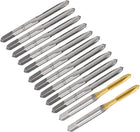 5pairs Metric Hand Tap 2pcs Spiral Point Threading Tap M3 Thread 0.5 Pitch 3 Flutes High Speed Steel