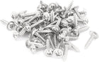 100pcs 10x2mm Stainless Iron Phillips Head Self Tapping Screw(PWA) with Washer