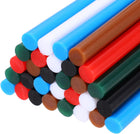 30pcs Mini Hot Glue Sticks 0.44 inch x 4 inch High Sticky Small Glue Sticks, Multicolor