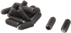 M5 x 12mm Thread Rolling Hex Socket Ball Cap Tip Drive Grub Screws Black 15 Pcs